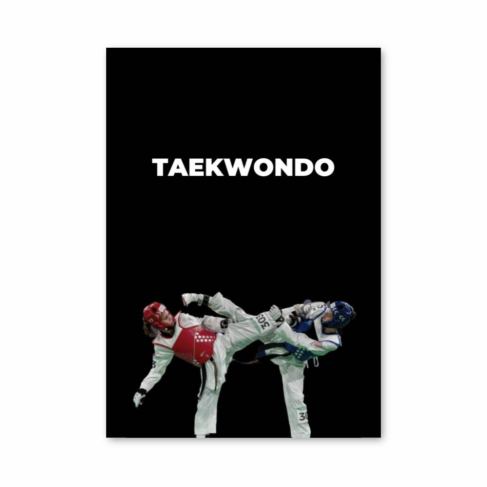 Poster Dynamisme Taekwondo