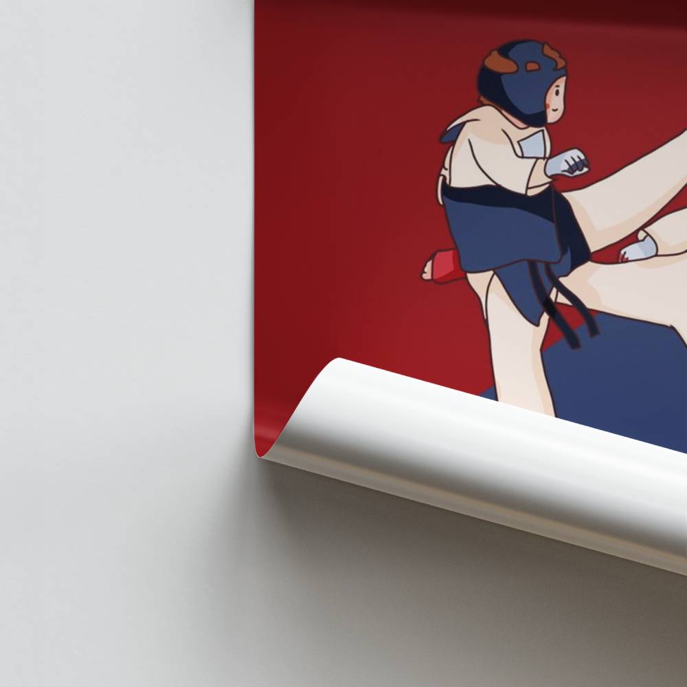 Poster Duel Taekwondo