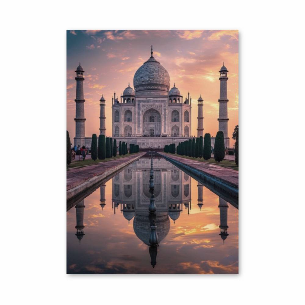 Poster Émerveillement Taj Mahal
