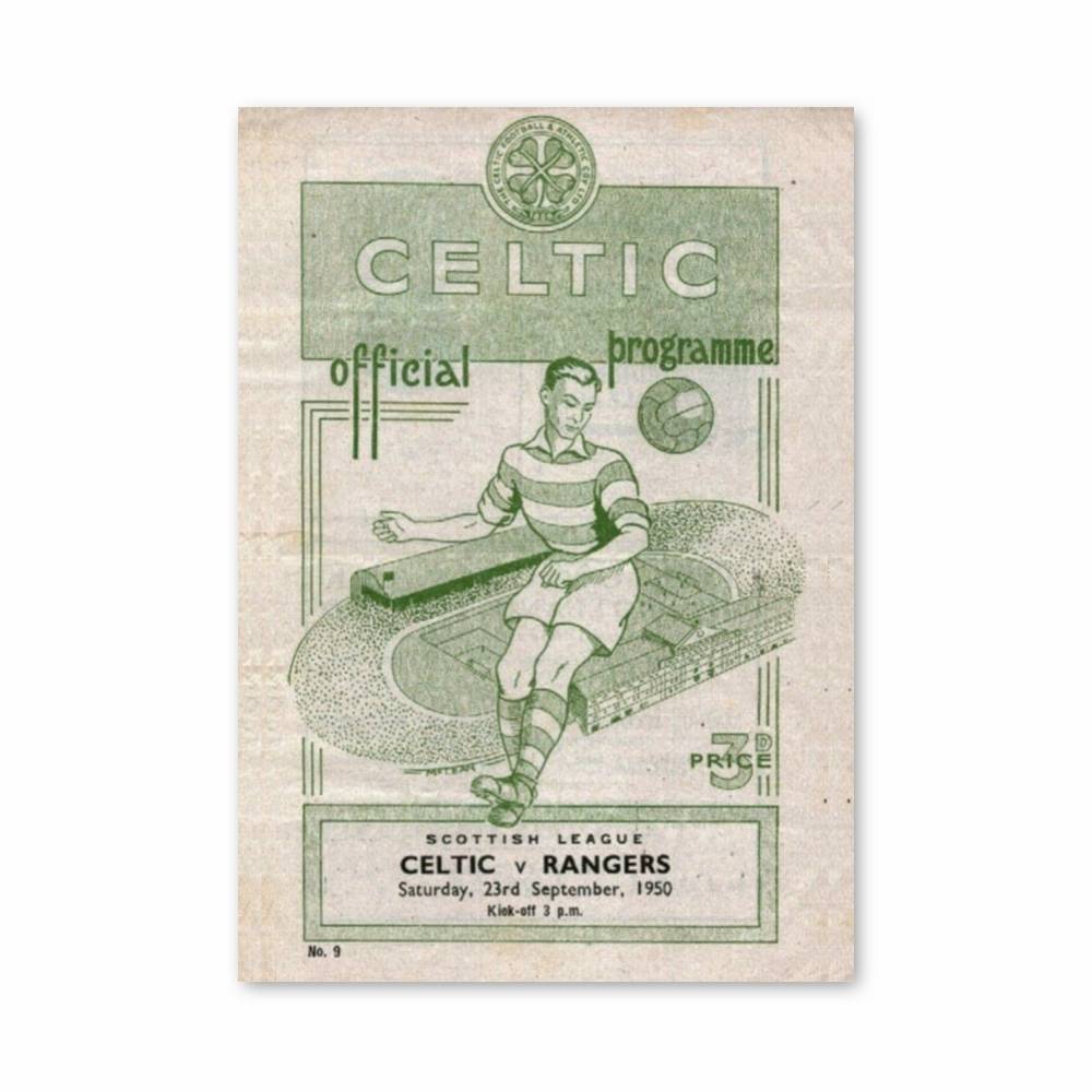 Poster Celtic Vintage Match