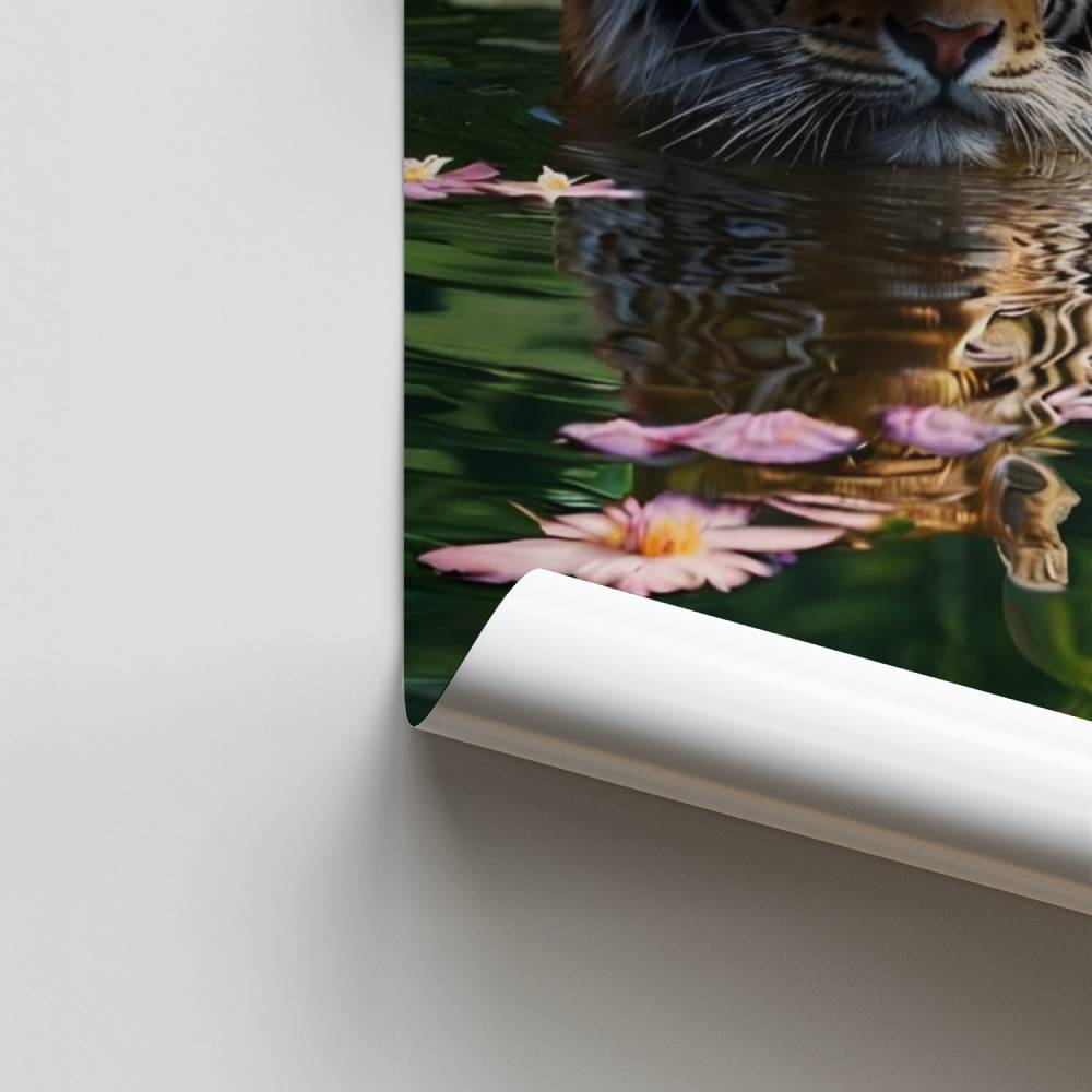 Poster Tigre Sérénité