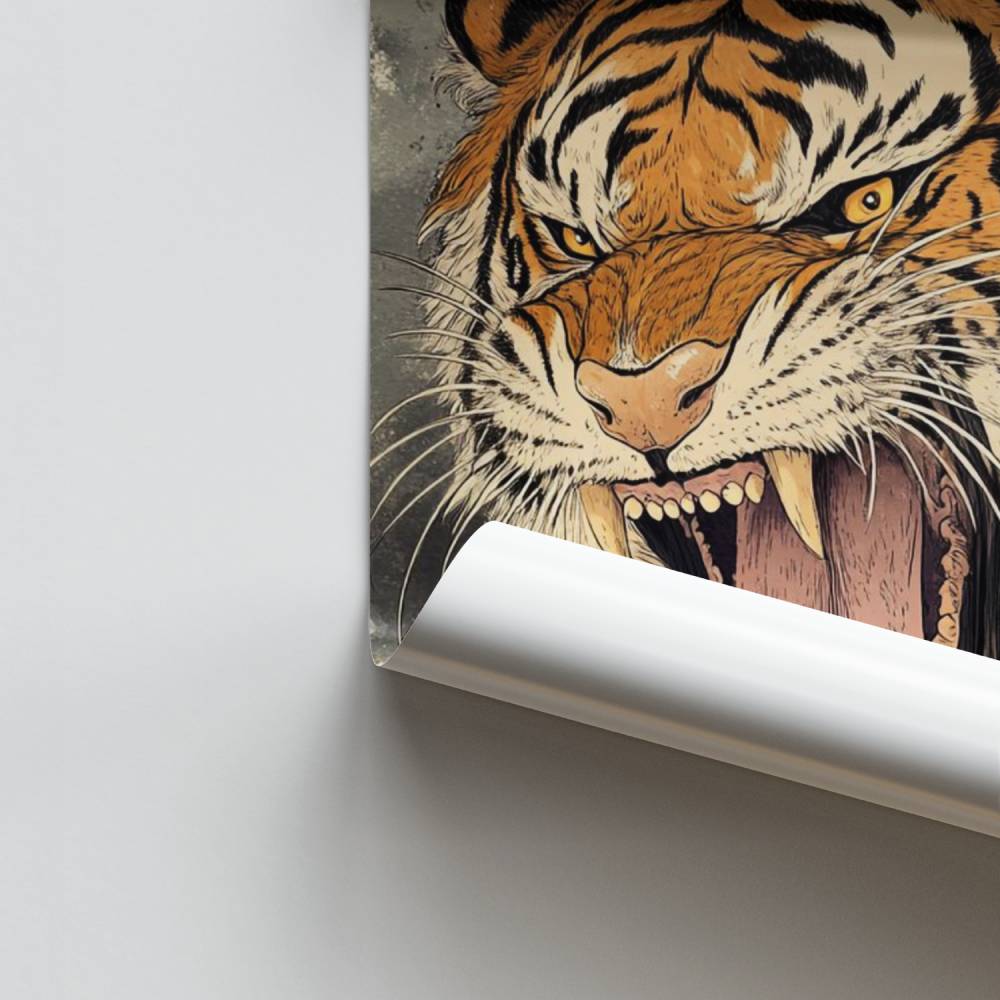Wild brullen poster