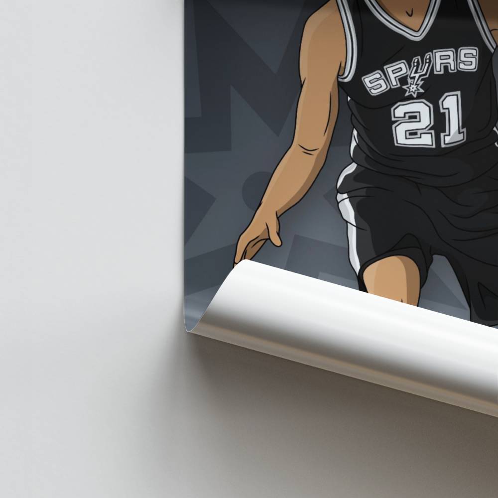 Basketbal ster poster
