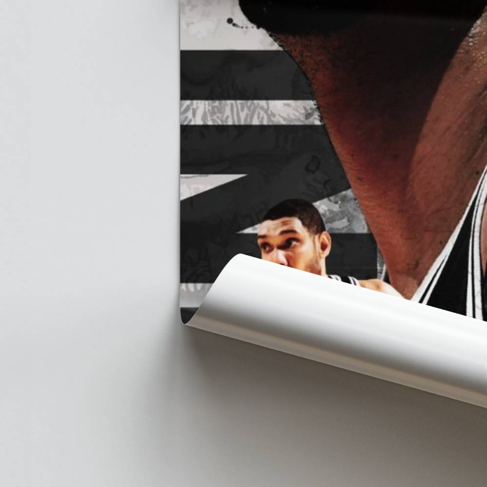 Legende van basketbalposter