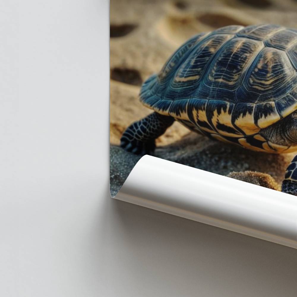 Zandschildpad poster