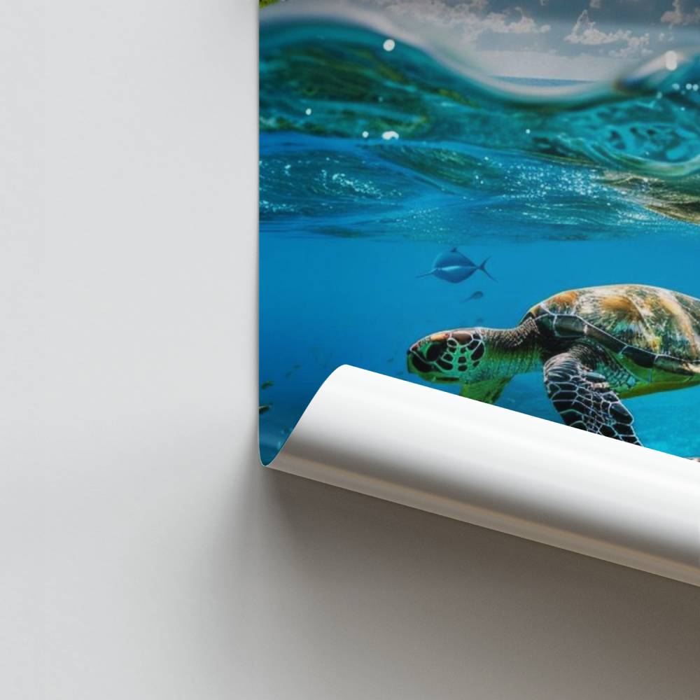 Aquatisch paradijs poster