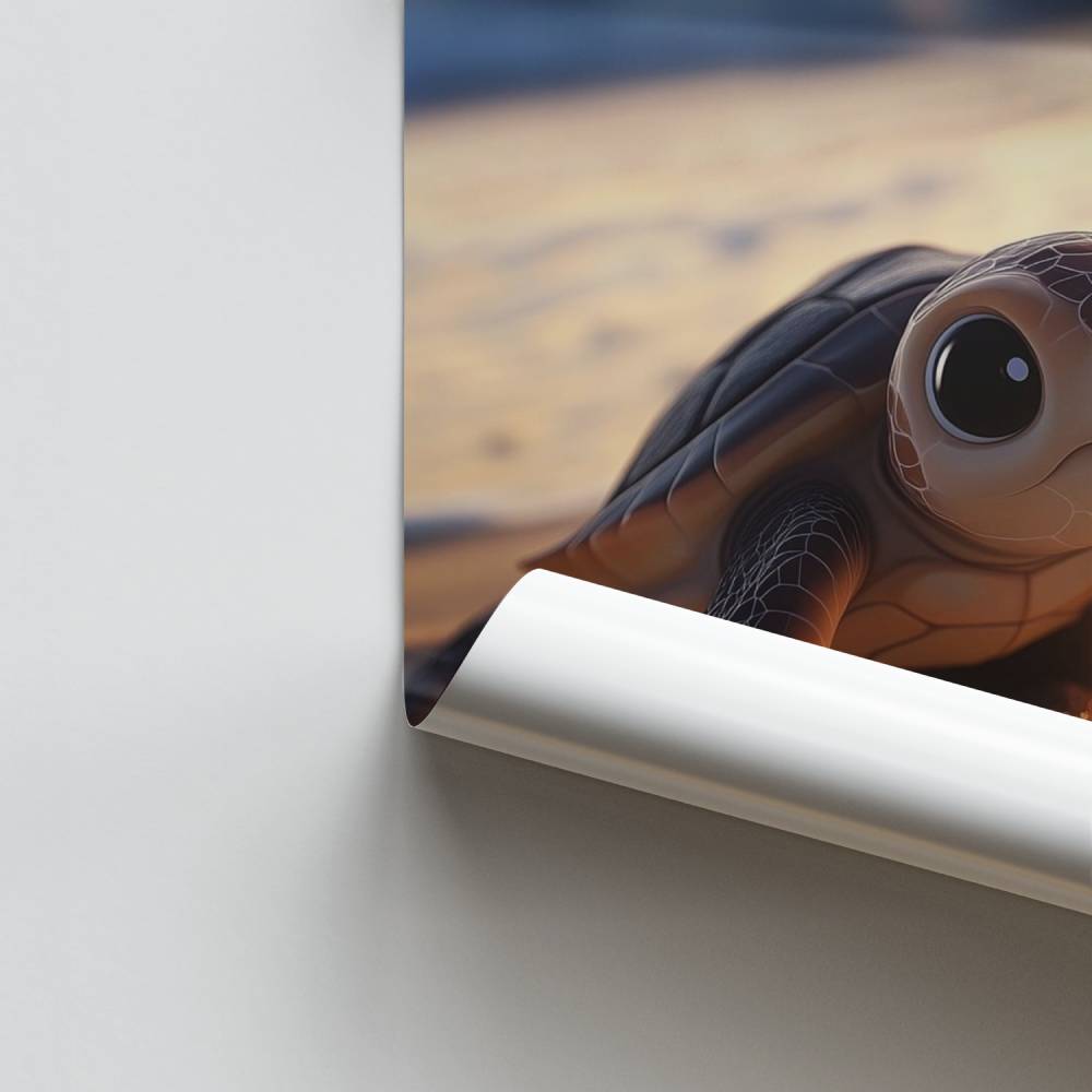 Schildpad ontwaken poster