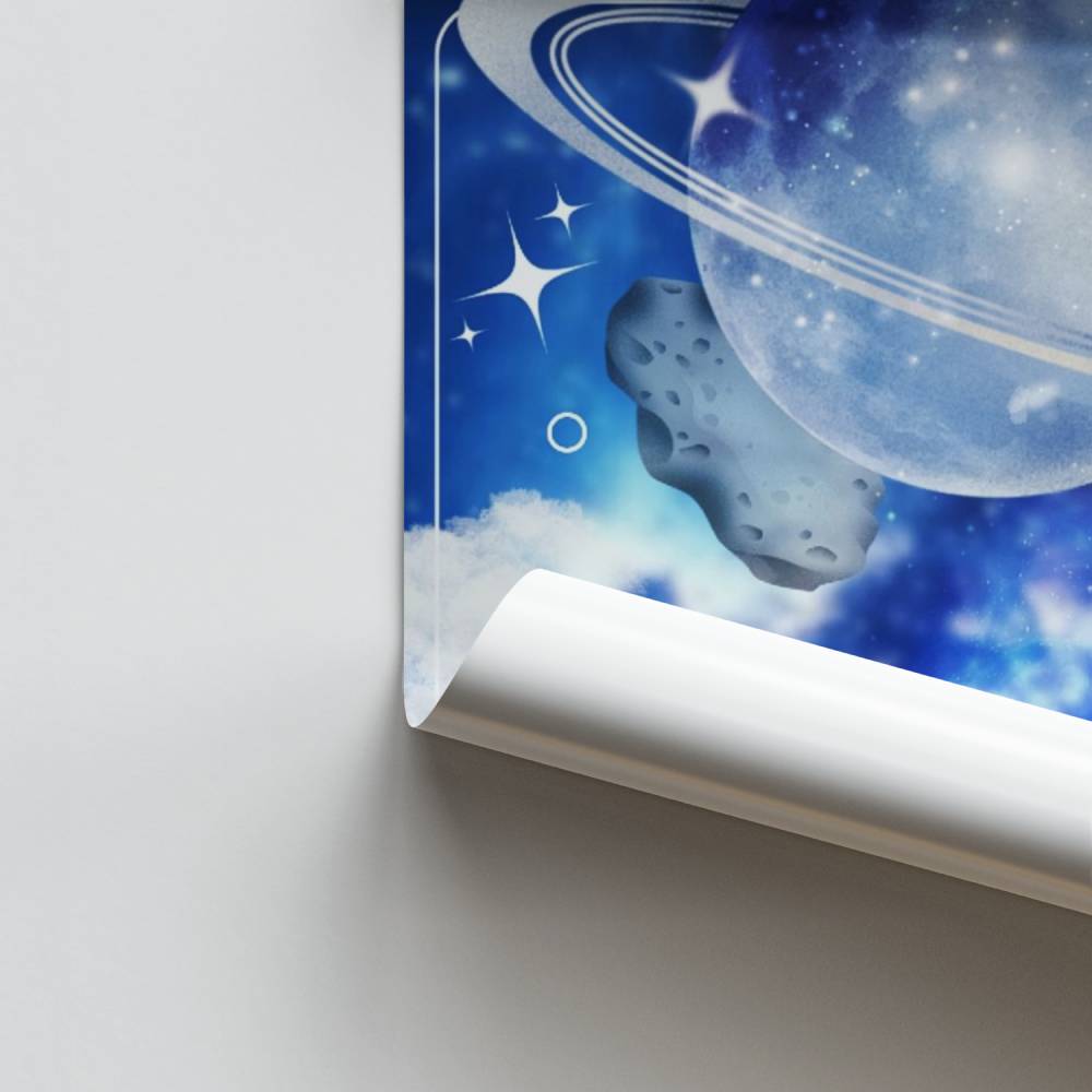 Poster Kosmische Hemel Uranus