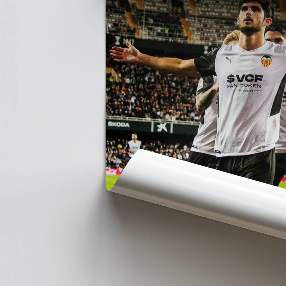 Affiche Overwinning in het Valencia Stadion