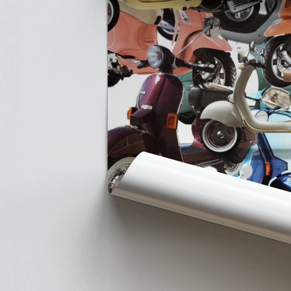 Vintage Vespa-poster