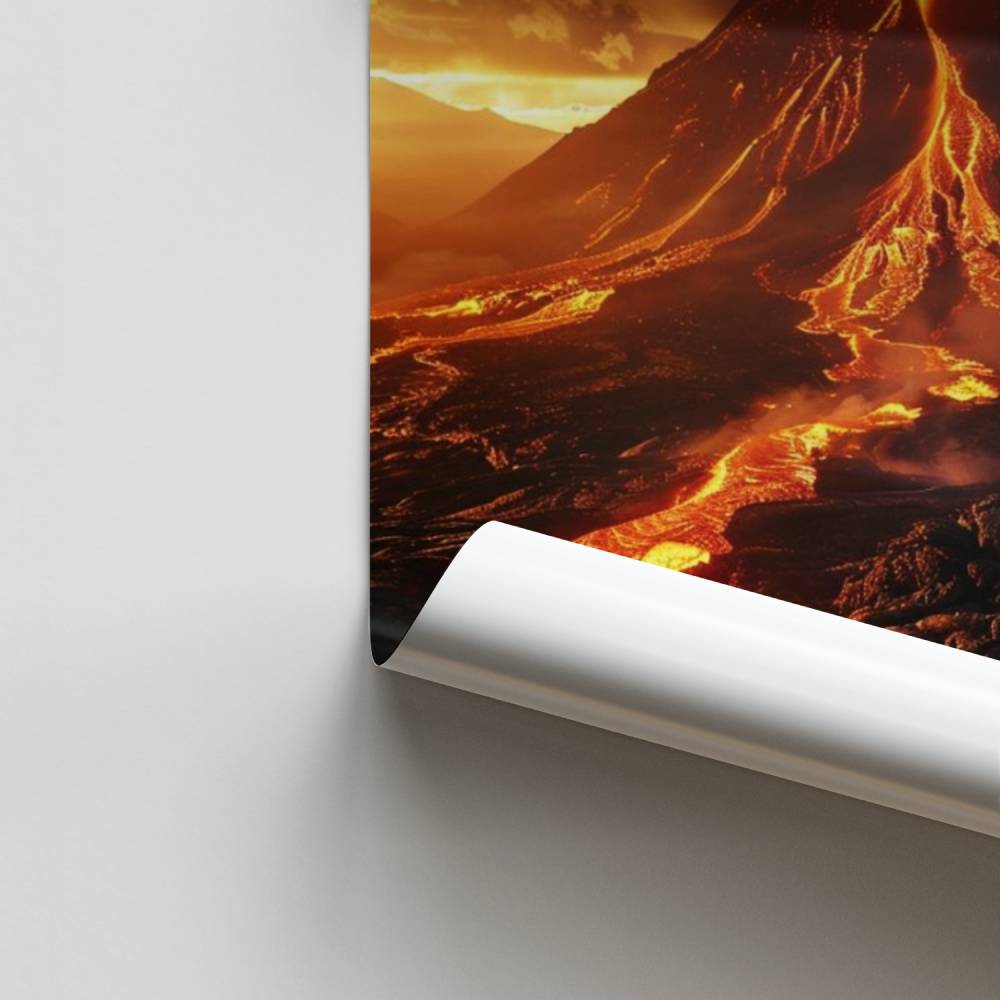 Poster Éruption Éclatante