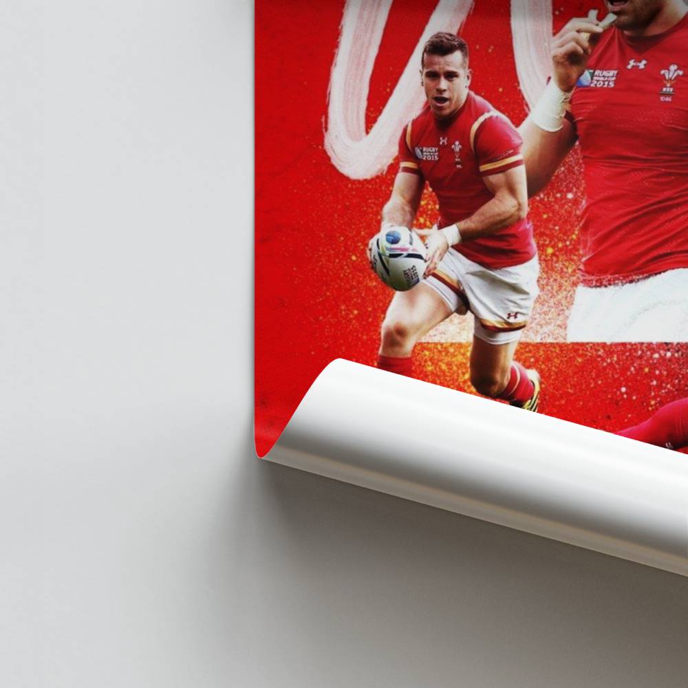 Poster Rugby Welsh momentum