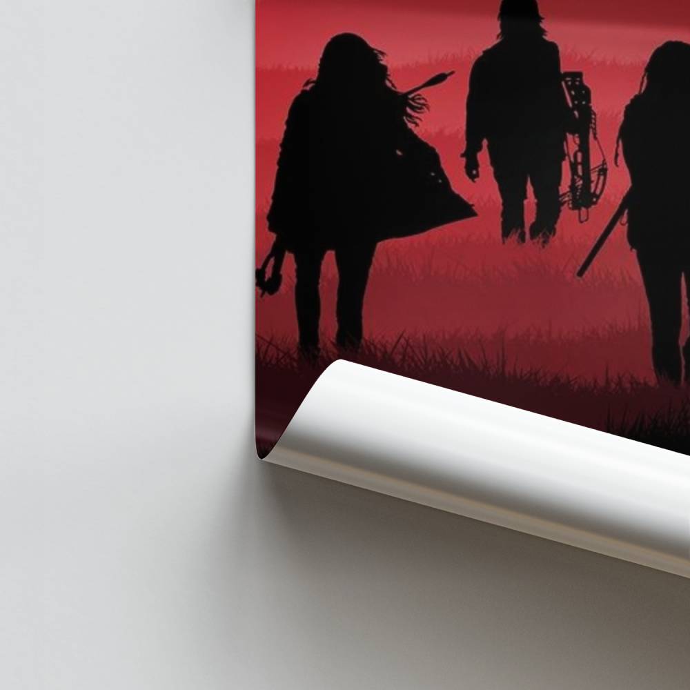 Poster Overlevenden in de mist