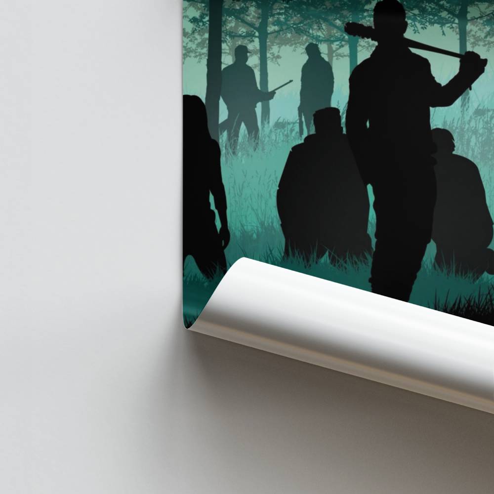 Poster Overlevende Silhouet