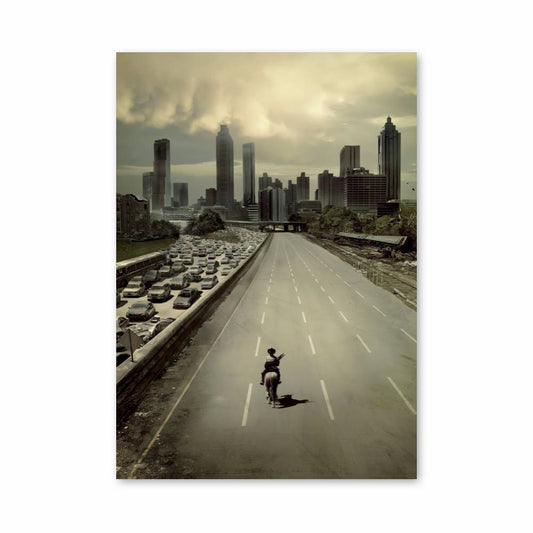 Poster Cavalier Urbain