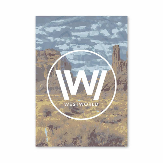Poster Westworld Velours du Désert