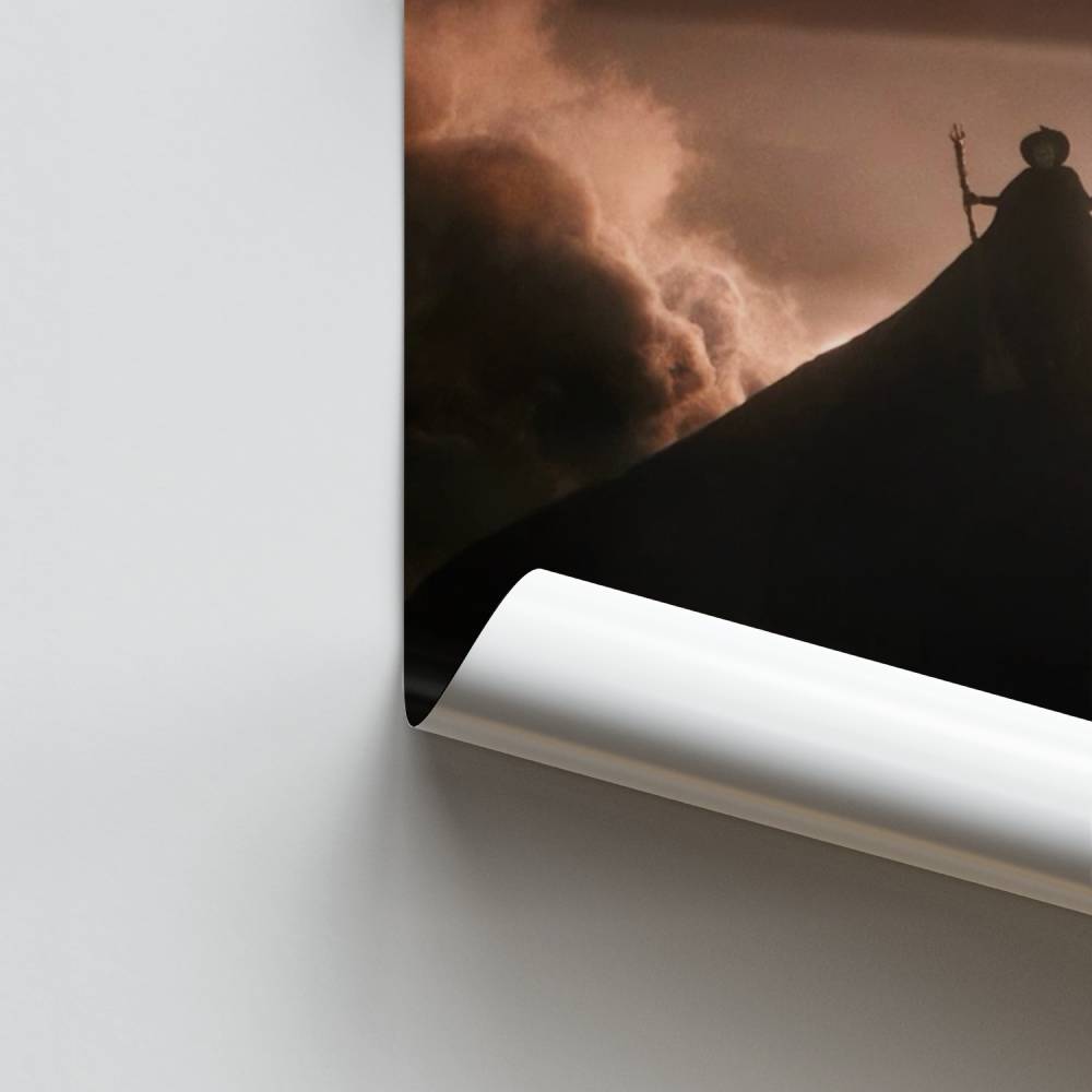 Donkere vluchtposter