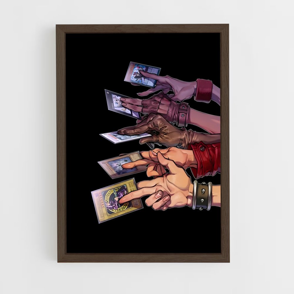 yu-gi-oh-6 cadre Bois foncé