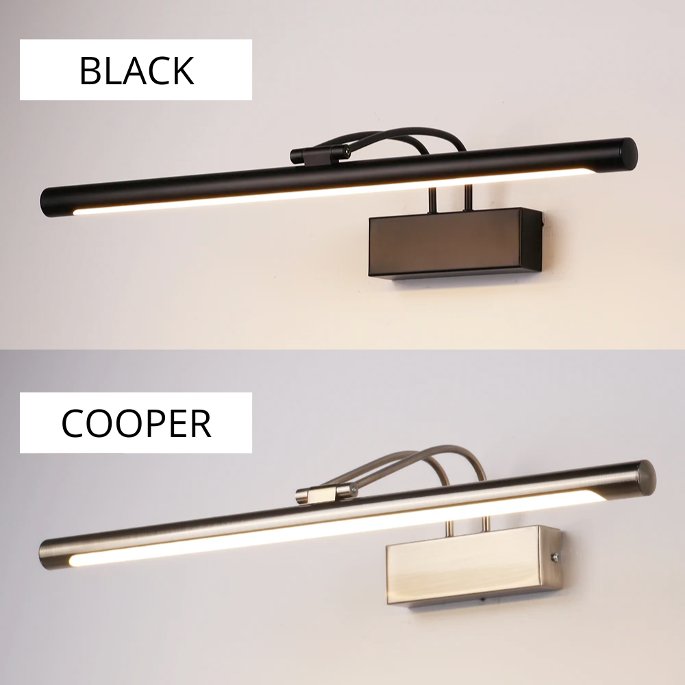 Vintage LED wandlamp voor poster