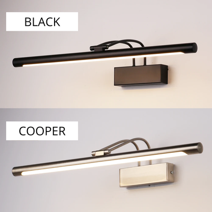 Vintage LED wandlamp voor poster