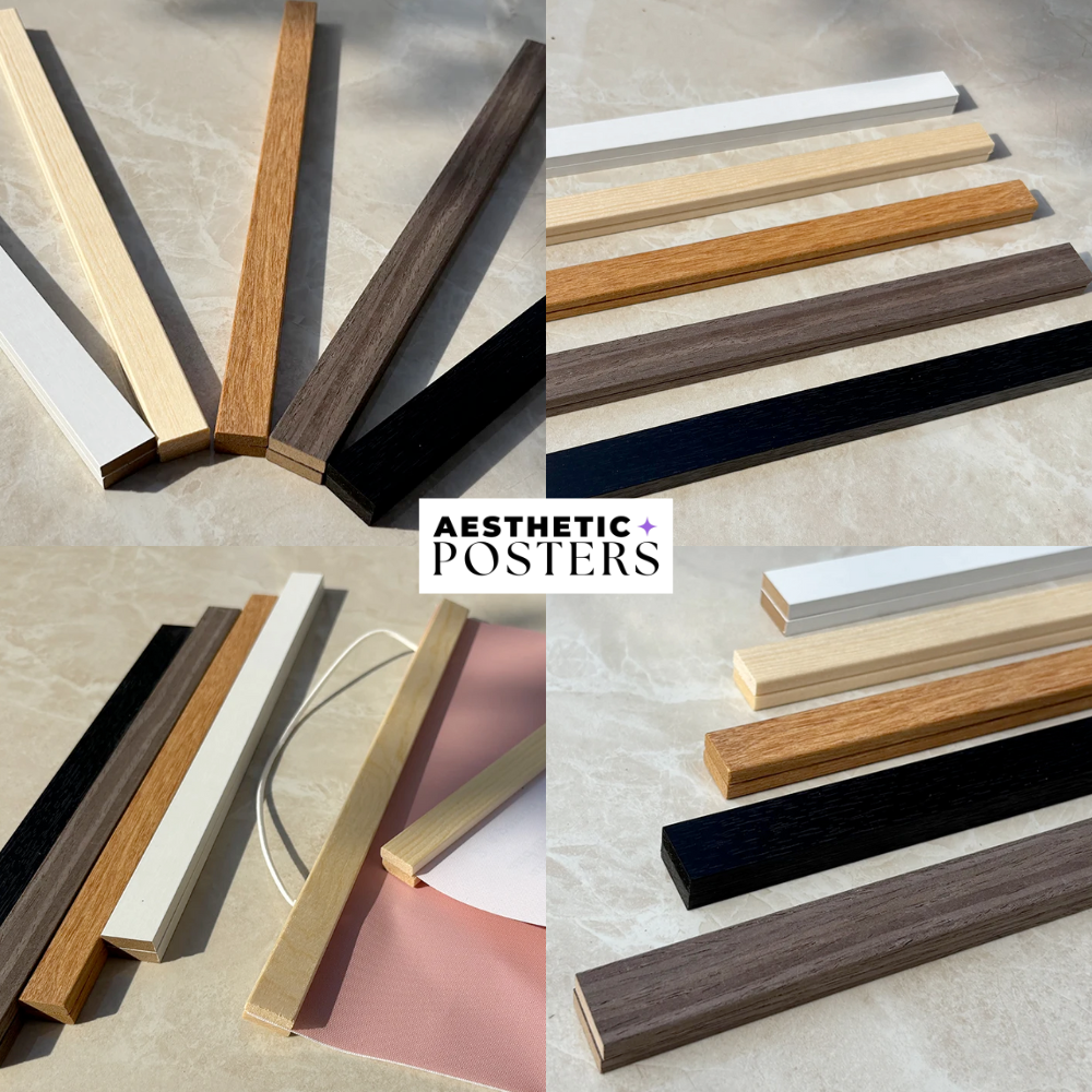 Houten magnetische posterhouder