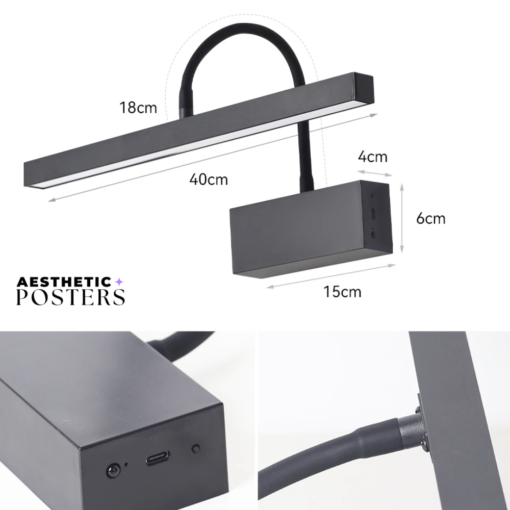 Moderne LED-wandlamp