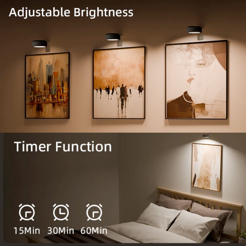 LED-wandlamp voor poster
