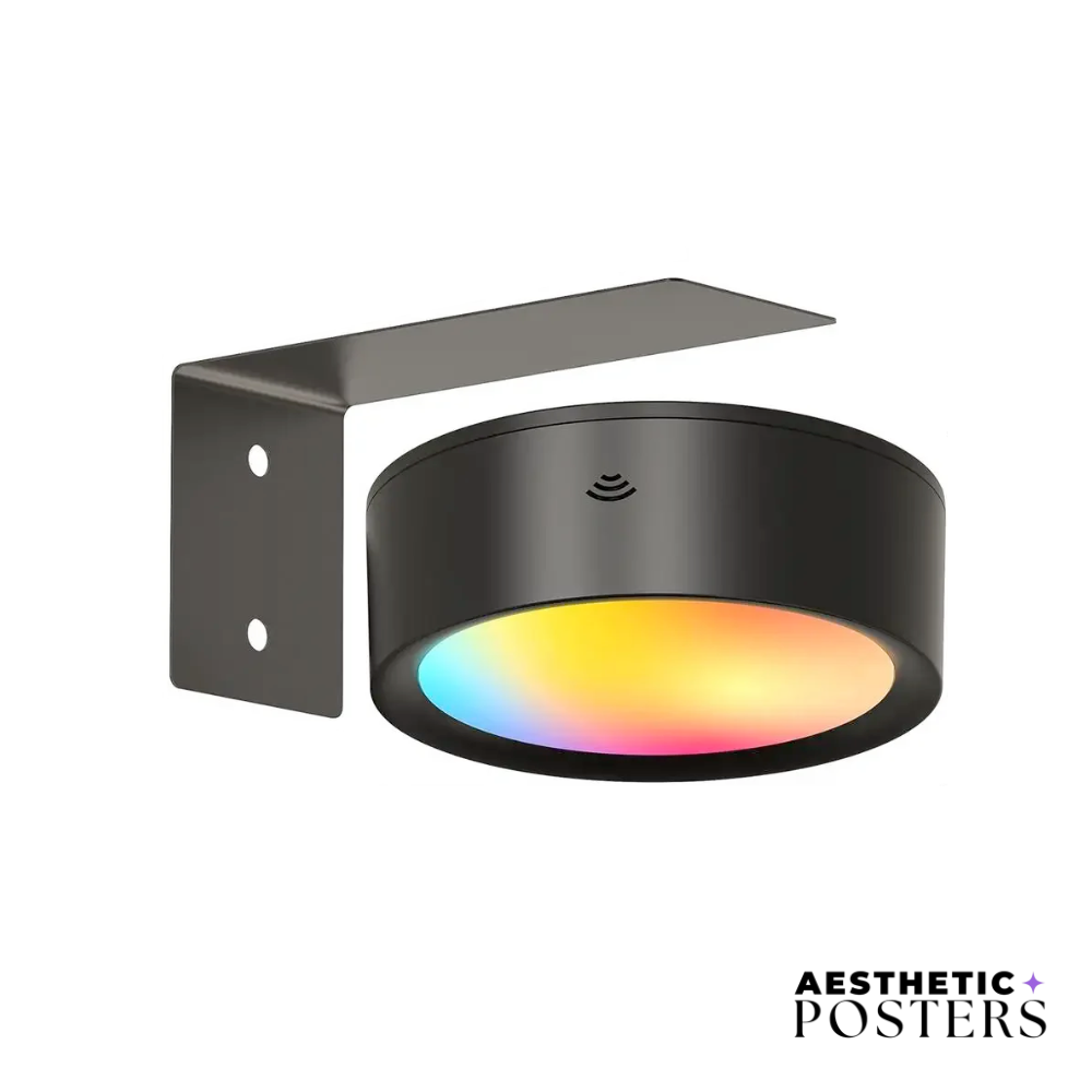 RGB wandlamp voor poster