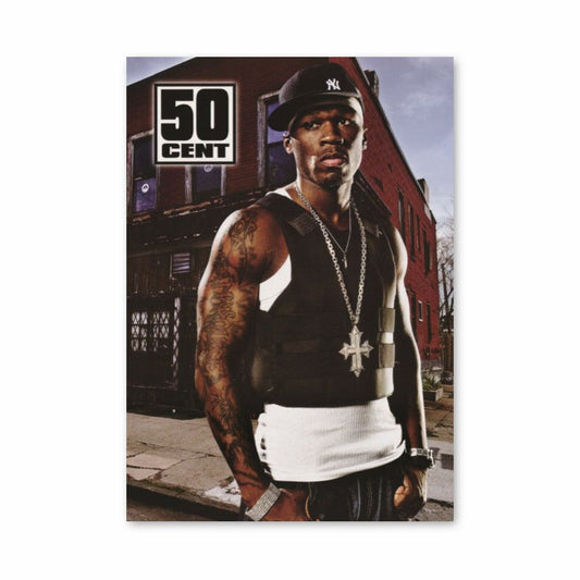 Affiche 50 cent Cartier