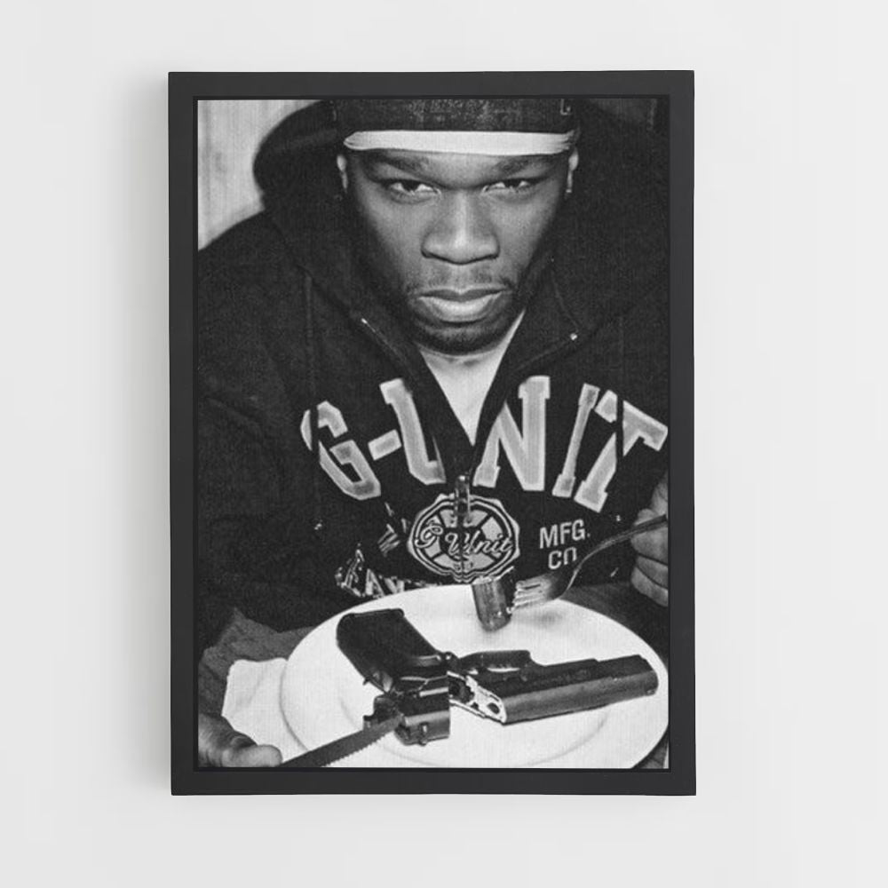 Poster 50cent pistool