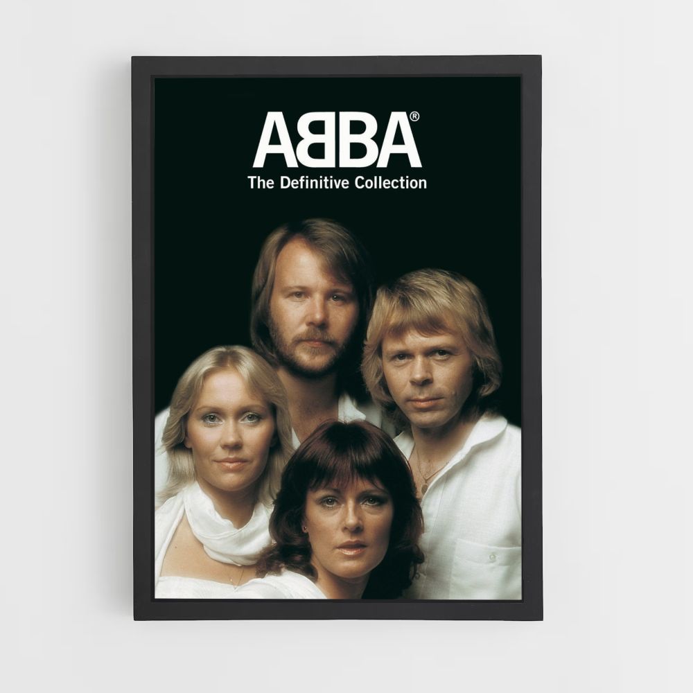 Poster Abba de definitieve collectie