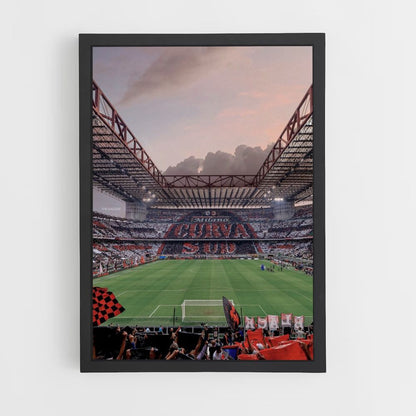 Milaan AC-stadionposter