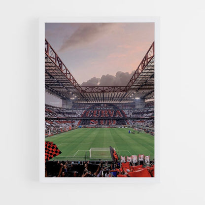 Milaan AC-stadionposter