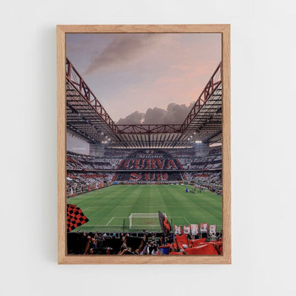 Milaan AC-stadionposter