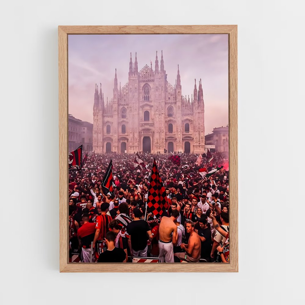 ac-milan-3 cadre Bois clair