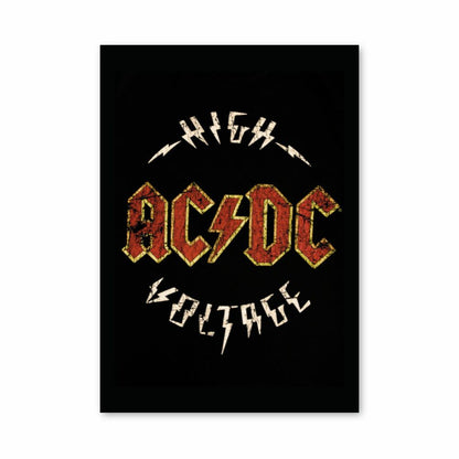 Affiche ACDC-hoogspanning