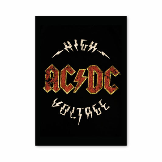 Affiche ACDC-hoogspanning