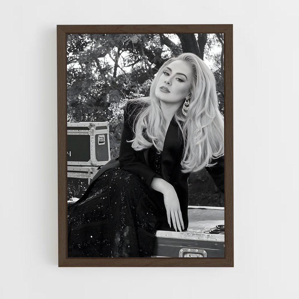 adele-16 cadre Bois foncé