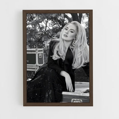 adele-16 cadre Bois foncé