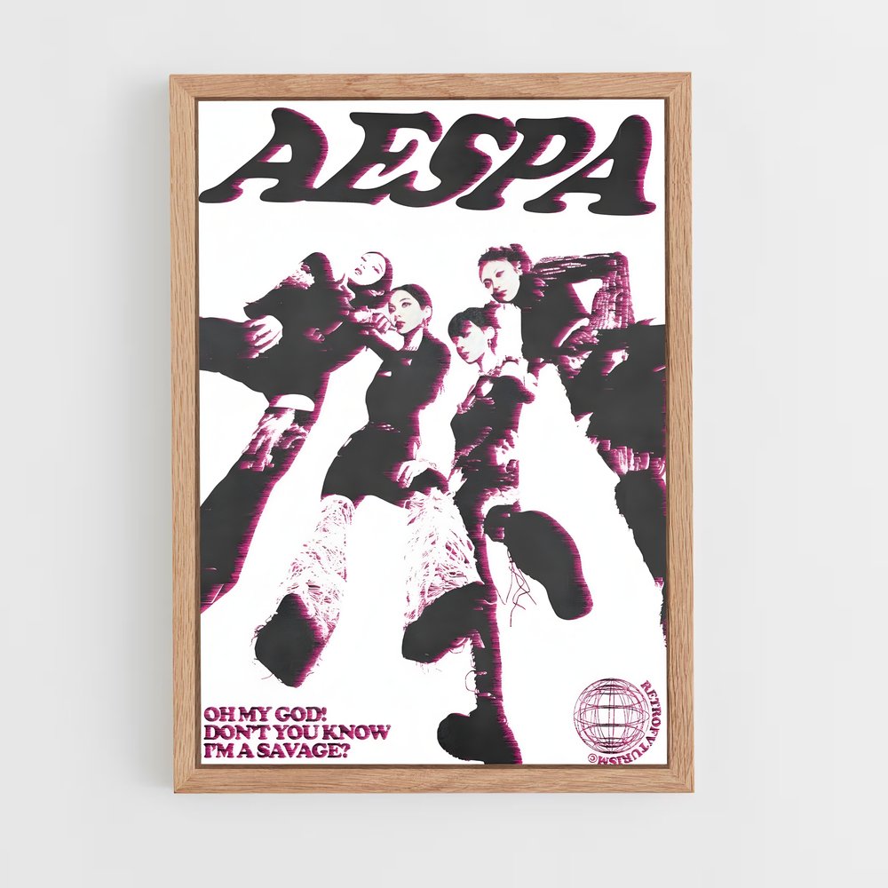 aespa-21 cadre Bois clair