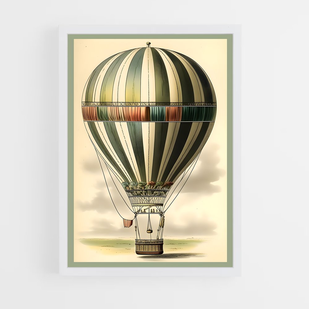 air-balloon-7 cadre Blanc