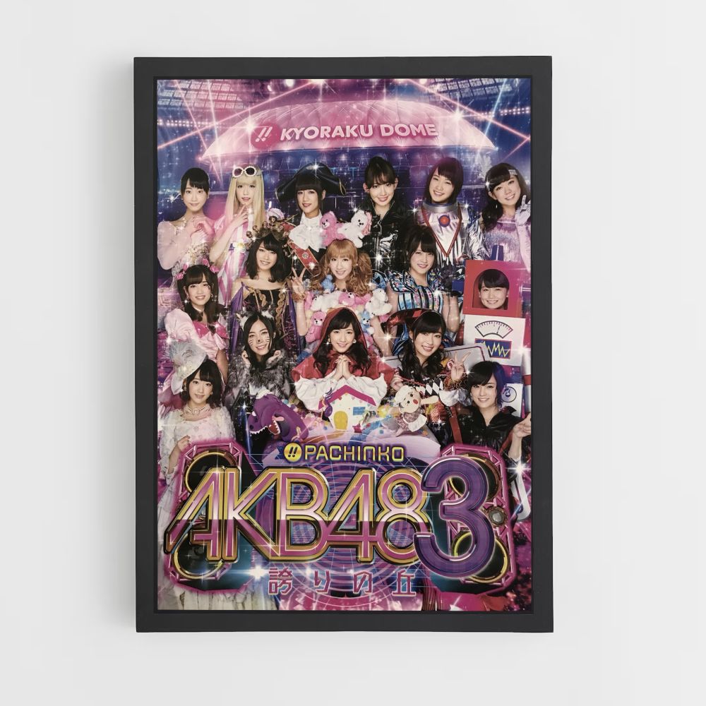 Affiche AKB48 Pachinko