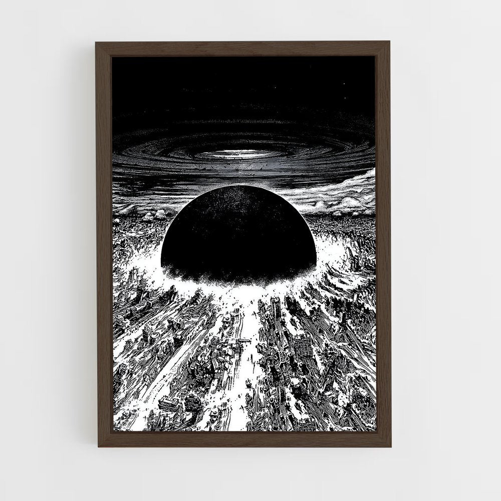 akira-8 cadre Bois foncé
