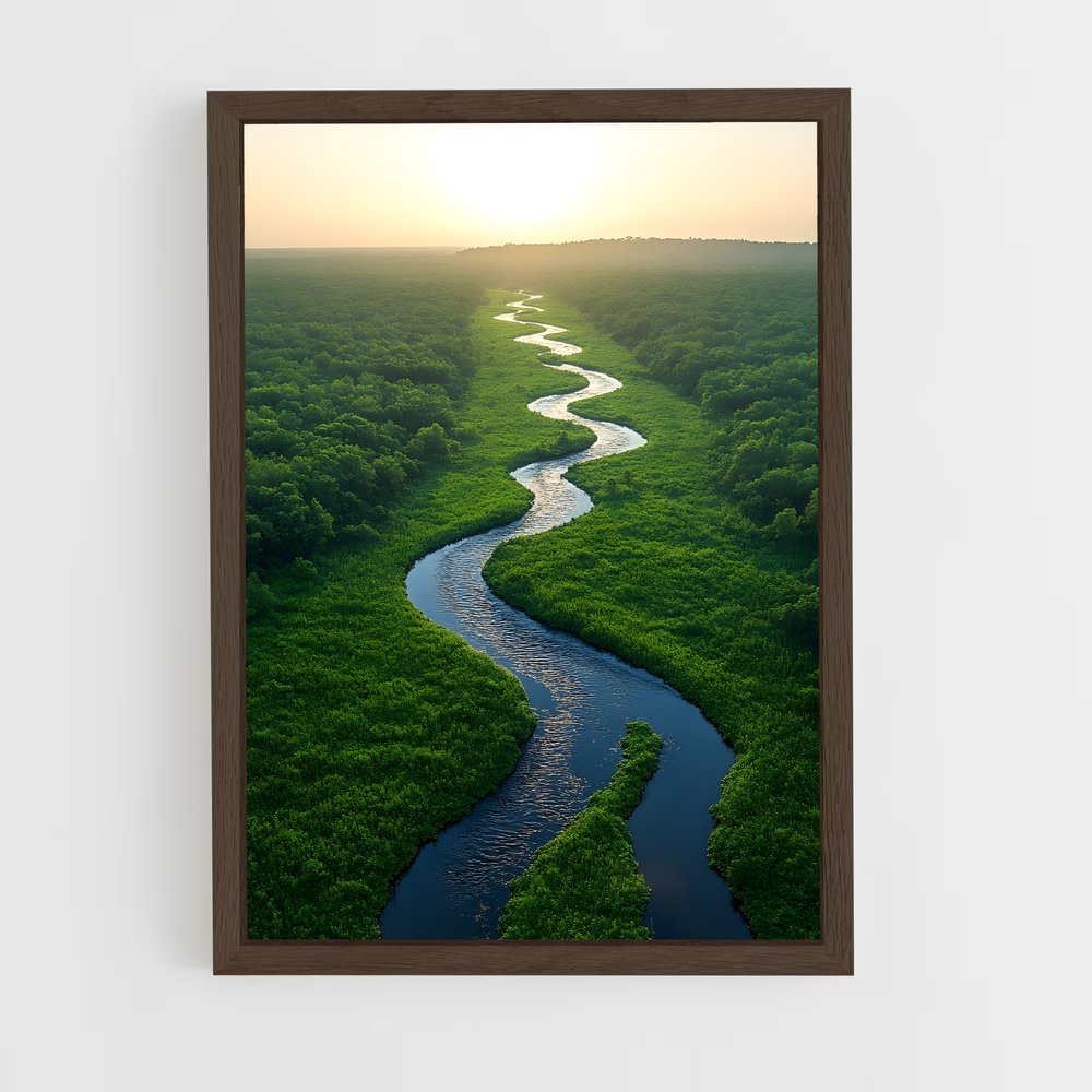 amazonia-14 cadre Bois foncé