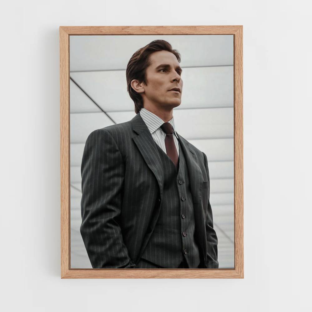 Poster Patrick Bateman-kostuum