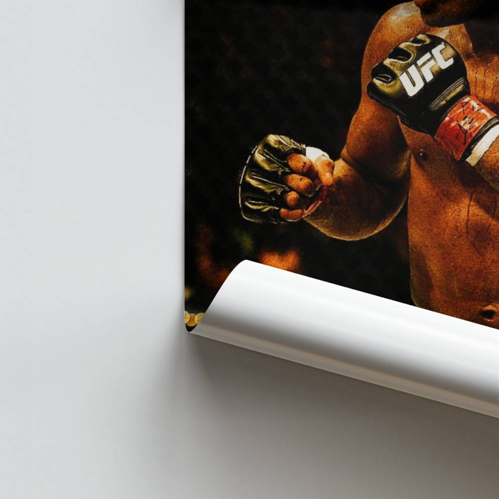 Poster Anderson Silva-gevecht