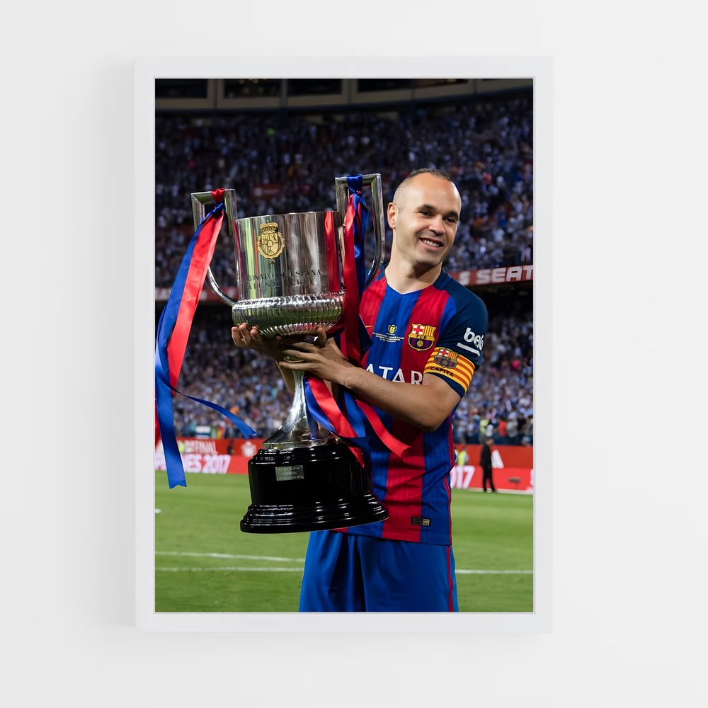 andres-iniesta-1 cadre Blanc