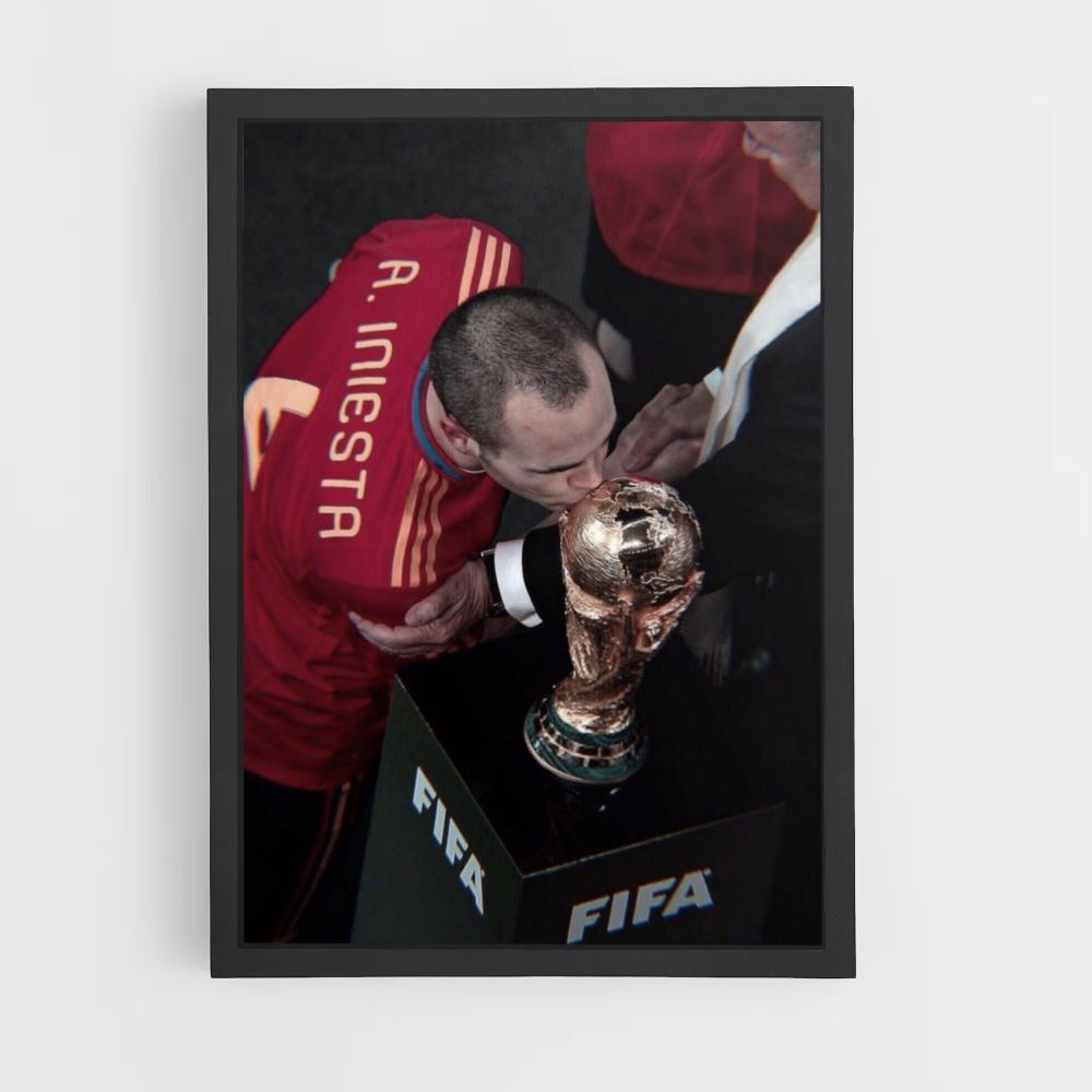 Andrés Iniesta FIFA-poster