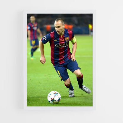 andres-iniesta-3 cadre Blanc