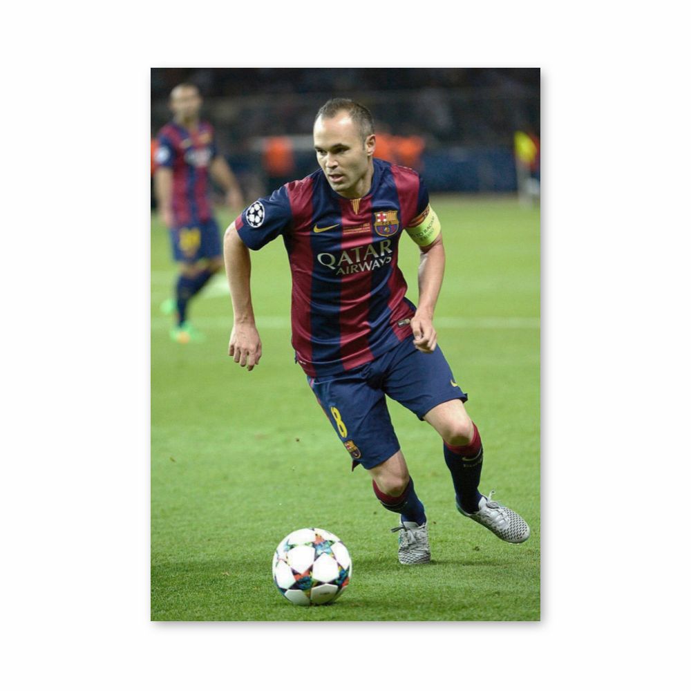 Affiche Andrés Iniesta Bal